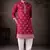 Pink color designer embroidered men's ceremonial kurta payjama