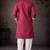 Pink color designer embroidered men's ceremonial kurta payjama
