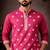 Pink color designer embroidered men's ceremonial kurta payjama