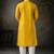 Yellow color designer embroidered men's ceremonial kurta payjama