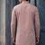 Dusty pink color designer embroidered men's ceremonial kurta payjama