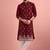 Maroon color designer embroidered men's ceremonial kurta payjama