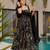 Black color trendy and stylish gown for ethnic girlie looks