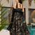 Black color trendy and stylish gown for ethnic girlie looks