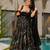 Black color trendy and stylish gown for ethnic girlie looks