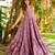 Purple color trendy and stylish gown for ethnic girlie looks