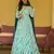 Sea green color trendy and stylish gown for ethnic girlie looks