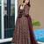 Brown color trendy and stylish gown for ethnic girlie looks
