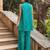 Sea green color beautiful girlie top bottom set for stylish party looks