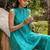 Sea green color beautiful girlie top bottom set for stylish party looks