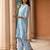 Sky blue color beautiful girlie top bottom set for stylish party looks