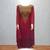Luxurious Maroon Kaftan With Gold Work Stitched Dress