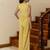 Yellow color beautiful girlie top bottom set for stylish party looks