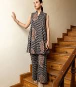 Black color beautiful girlie top bottom set for stylish party looks