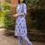 Sky blue color beautiful girlie top bottom set for stylish party looks