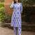 Sky blue color beautiful girlie top bottom set for stylish party looks