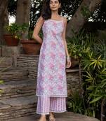 Lilac color beautiful girlie top bottom set for stylish party looks