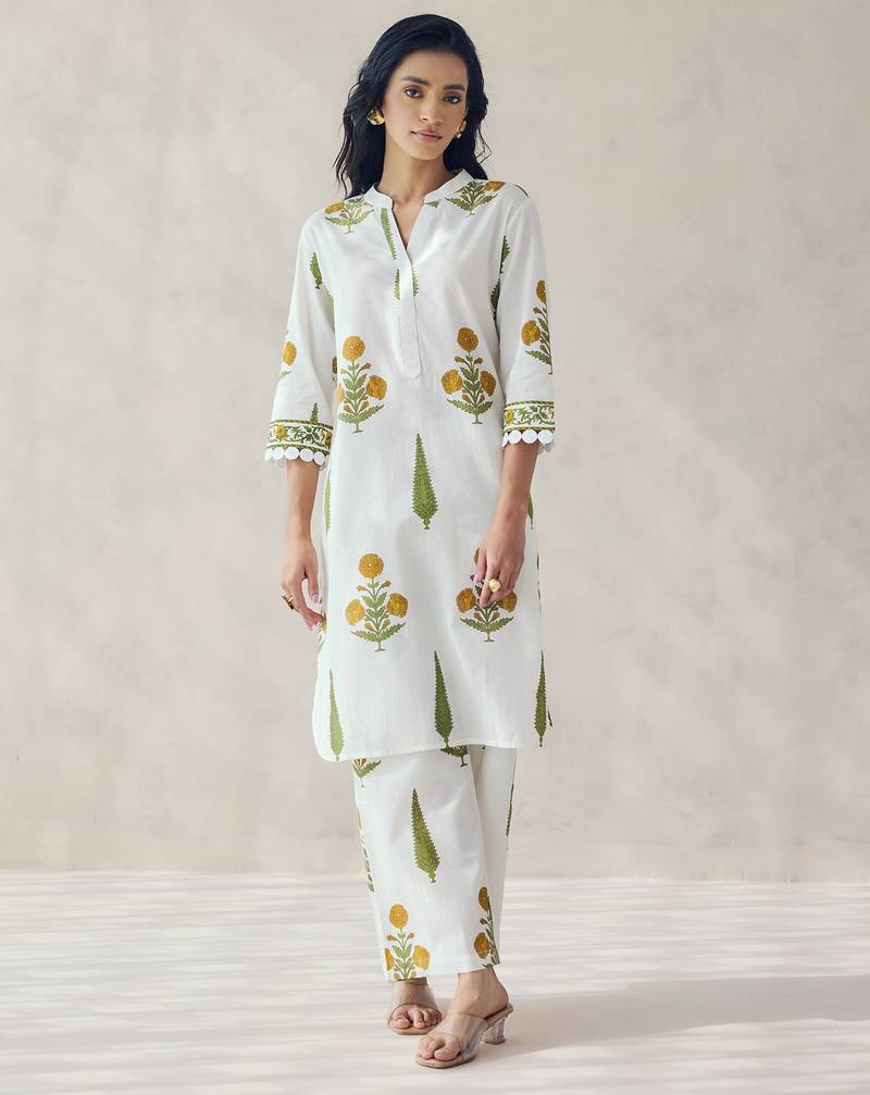 Green color beautiful girlie top bottom set for stylish party looks