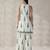 Off white color beautiful girlie top bottom set for stylish party looks