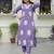 Lavender color beautiful designer looking rich party kurta set