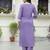 Lavender color beautiful designer looking rich party kurta set