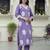 Lavender color beautiful designer looking rich party kurta set