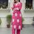 Pink color beautiful designer looking rich party kurta set