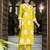 Yellow color beautiful designer looking rich party kurta set