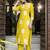Yellow color beautiful designer looking rich party kurta set
