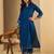 Blue color beautiful designer looking rich party kurta set