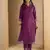 Purple color beautiful designer looking rich party kurta set
