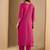 Pink color beautiful designer looking rich party kurta set