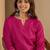 Pink color beautiful designer looking rich party kurta set