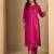 Pink color beautiful designer looking rich party kurta set