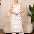 Off white color beautiful designer looking rich party kurta set