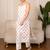 Off white color beautiful designer looking rich party kurta set
