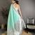 Mint green soft silk intricate geomatric kanjivaram silver weaving saree