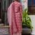 Gajri color cotton blended designer floral printed ethnic partywear suit
