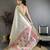 Grey tissue solid zari weaving paithani saree with muniya border