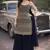 Blue color georgette fabric designer embroidery work ceremonial sharara dress