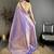 Lavender banarasi soft silk checked body with floral motifs south pattu saree