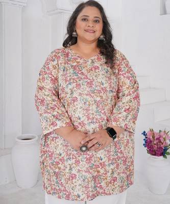 Multy color beautiful plus size kurta for looks 3