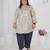Off white color beautiful plus size kurta for casual looks