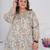 Off white color beautiful plus size kurta for casual looks