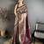 Wine  soft silk geometric pattern zari weaving banarasi saree