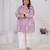 Lavender color beautiful plus size kurta for casual looks