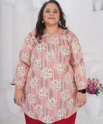 Multy color beautiful plus size kurta for looks 3