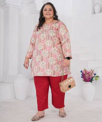 Multy color beautiful plus size kurta for looks 4