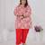 Pink color beautiful plus size kurta for casual looks
