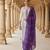 Off white color jaquard silk fabric designer ceremonial ethnic readymade suit
